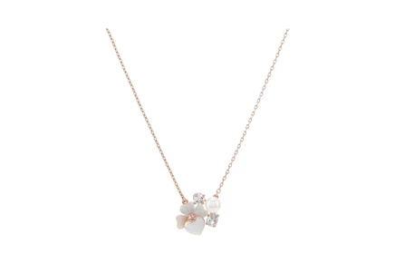 Унисекс подвеска Kate Spade Precious Pansy, бело-мульти