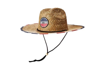 Унисекс соломенная шляпа Quiksilver Pierside, кобальтовая
