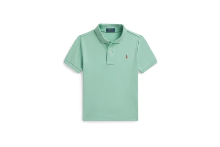 Детское поло Polo Ralph Lauren Soft Cotton, целадоновое