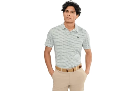 Поло Lacoste Regular Fit Printed Golf Polo Shirt