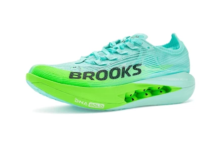 Мужские беговые кроссовки Brooks Hyperion Elite 5, голубые/черные/зеленые