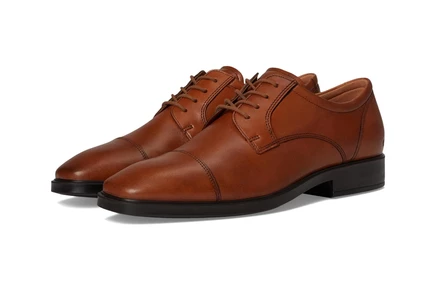 Мужские оксфорды Ecco Milan Cap Toe, коричневые