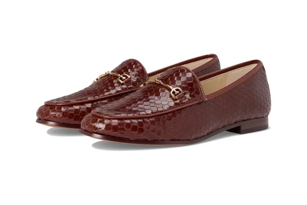 Женские лоферы Sam Edelman Loraine 7, коричневый питон