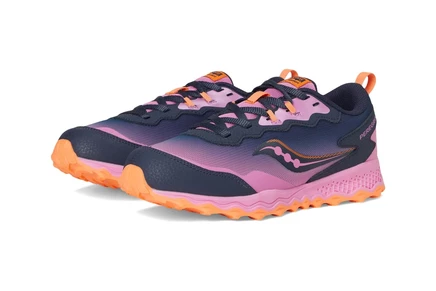 Детские кроссовки Saucony Kids Peregrine, тёмно-синий/розовый