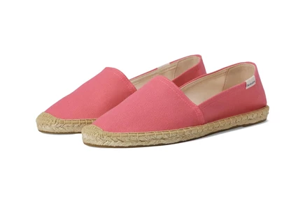 Женские эспадрильи Soludos Original из хлопка, розовые