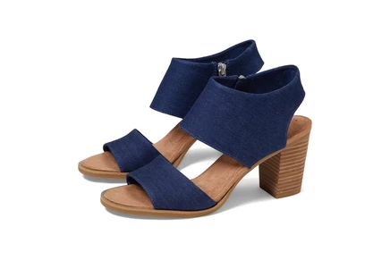 Женские босоножки TOMS Majorca Cutout, темно-синие