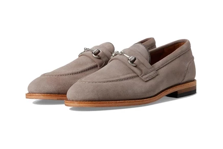 Мужские лоферы Allen Edmonds Randolphbit, замша серая