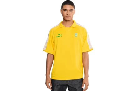 Мужская футболка Puma King Fanpack Brazil, желтая/зеленая/черная