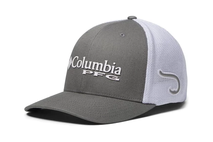 Унисекс кепка Columbia PFG Mesh, титановая