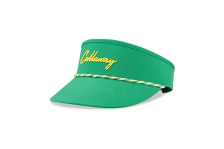 Козырек Callaway Birdie Putt Rope, зелено-желтый