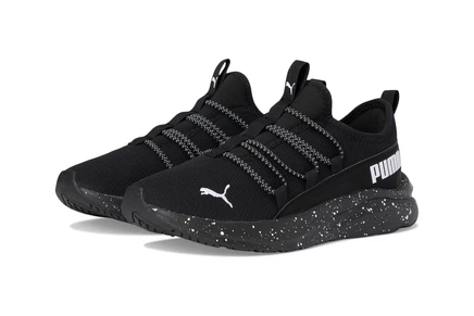 PUMA Softride One4All Galaxy (Big Kid) puma black/puma white