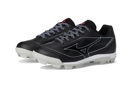 Детские кроссовки Mizuno Cushionrevo Diamond Jr, чёрно-белые