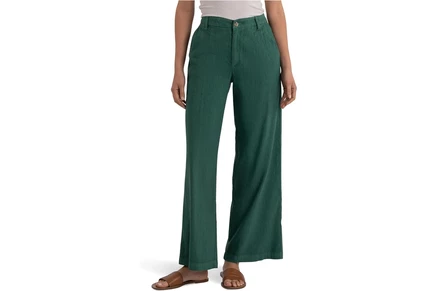 Брюки KUT from the Kloth Meg- High Rise, Wide Straight Legs, Front Pleats