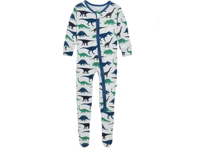 Пижама Kickee Pants Kids Print Footie with 2 Way Zipper (Infant)