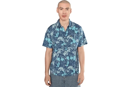 Мужская рубашка Quiksilver Jetty Bloom Classic Stretch Short Sleeve Woven