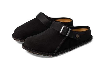 Мужские сабо Birkenstock Lutry 365 замшевые, черные