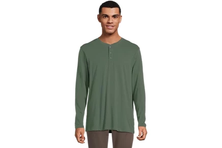 Лонгслив PACT Softspun Long Sleeve Henley