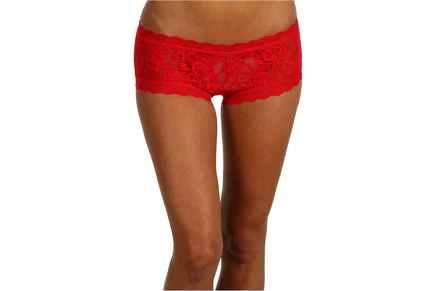 Женские трусы-шорты Hanky Panky Signature Lace, красные