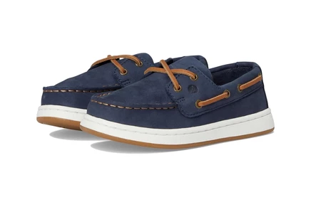 Туфли Sperry Kids Cup II Boat (Little Kid/Big Kid) midnight blue