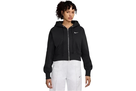 Женский свитшот Nike Sportswear Phoenix Fleece Loose Full-zip Crop Hoodie