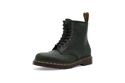 Dr. Martens 1460 Crazy Horse Leather Boots dms green