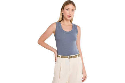 Топ NICZOE Perfect Knit Rib Scoop Tank