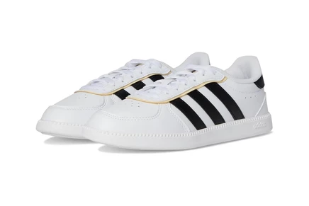 Кроссовки для детей Adidas Breaknet, бело-черно-оранжевые