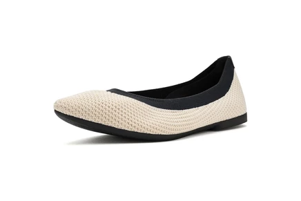 Женские балетки Allbirds Breezer Point, тепло‑белые