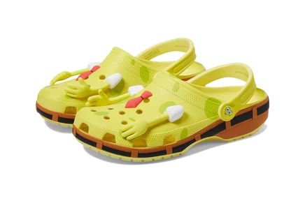 Унисекс сабо Crocs Classic Spongebob, желтые