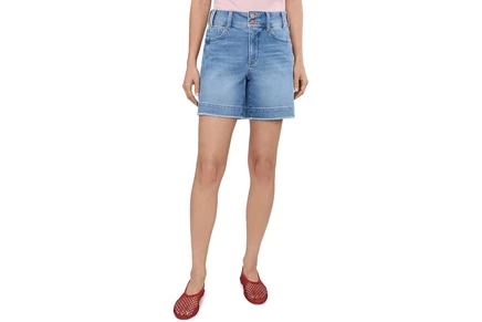 Шорты NYDJ Berkyn Relaxed Denim Fray Hem Shorts