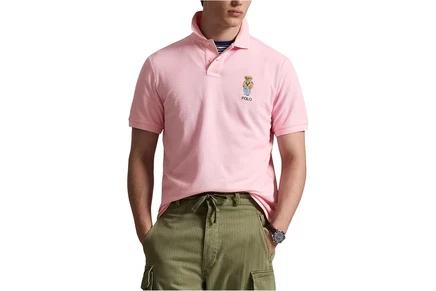 Поло Polo Ralph Lauren Classic Fit Polo Bear Mesh Polo Shirt