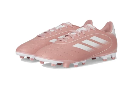 Унисекс бутсы Adidas Goletto IX (FG/MG), сиренево-белые