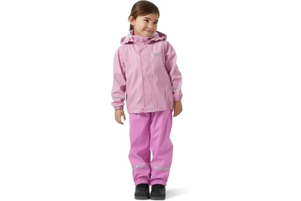 Helly Hansen Kids Bergen 2.0 Pu Rainset (Little Kid) meta pink