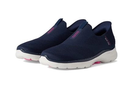 SKECHERS Performance Go Walk 6 Fabulous View Hands Free Slip-Ins navy