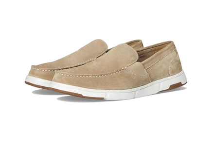 Мужские кроссовки Nunn Bush Luca Moccasin Toe Venetian Suede Slip-On Lightweight Comfortable Loafers