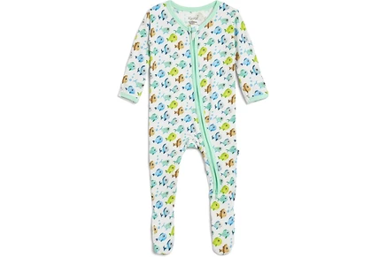 Комбинезон Kickee Pants для младенцев, натуральный, рыбки