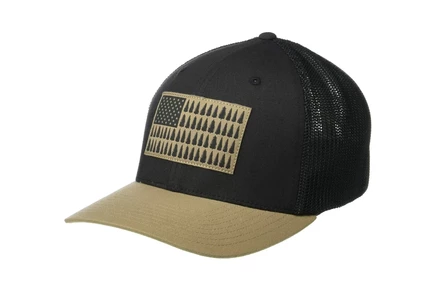 Унисекс кепка Columbia Mesh Tree Flag, серо-коричневая