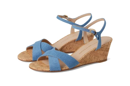 Женские босоножки Stuart Weitzman Dayna Demi Wedge, washed