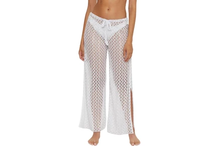 Брюки BECCA Platinum Lace Crochet Pant