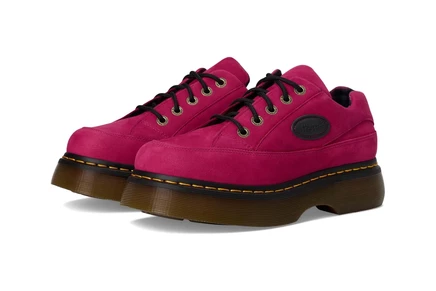 Женские туфли-оксфорды Dr. Martens Buzz 5i из кожи Nappa на платформе, фуксиевые