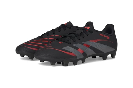 adidas Predator Club Firm Ground/Multi Ground Soccer Cleats black/grey/lucid red
