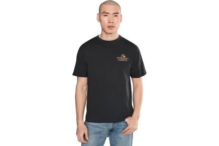 Quiksilver Factory Label Screen Tee phantom
