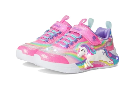 Детские кроссовки Skechers Kids Unicorn Chaser, розово-мульти
