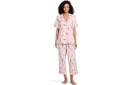 Пижама Bedhead PJs Short Sleeve Classic Cropped PJ Set
