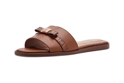 Женские шлепанцы Cole Haan Go-to Emalia Slide Bow, british tan leather