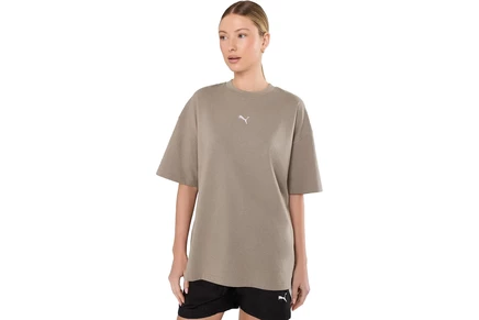 Женская оверсайз-футболка Puma Essentials, серая