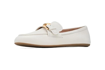 Женские лоферы Cole Haan Grand Ambition Alette Buckle кожаные, пудровые