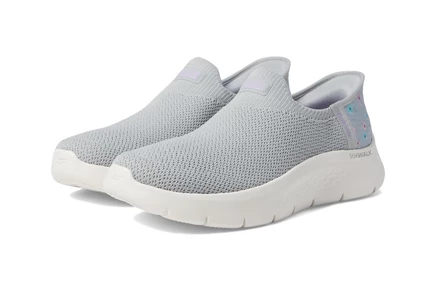Женские кроссовки SKECHERS Performance Go Walk Flex Sunset Rose Hands Free Slip-Ins gray/lavender