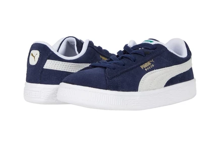 Детские кеды Puma Kids Suede Classic XXI, темно‑синий/белый