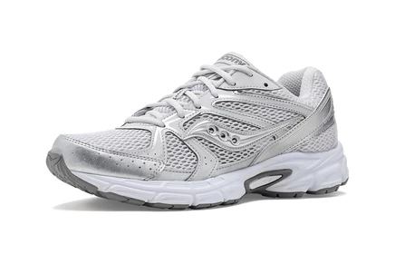 Кроссовки Saucony Ride Millennium, серо‑серебристые